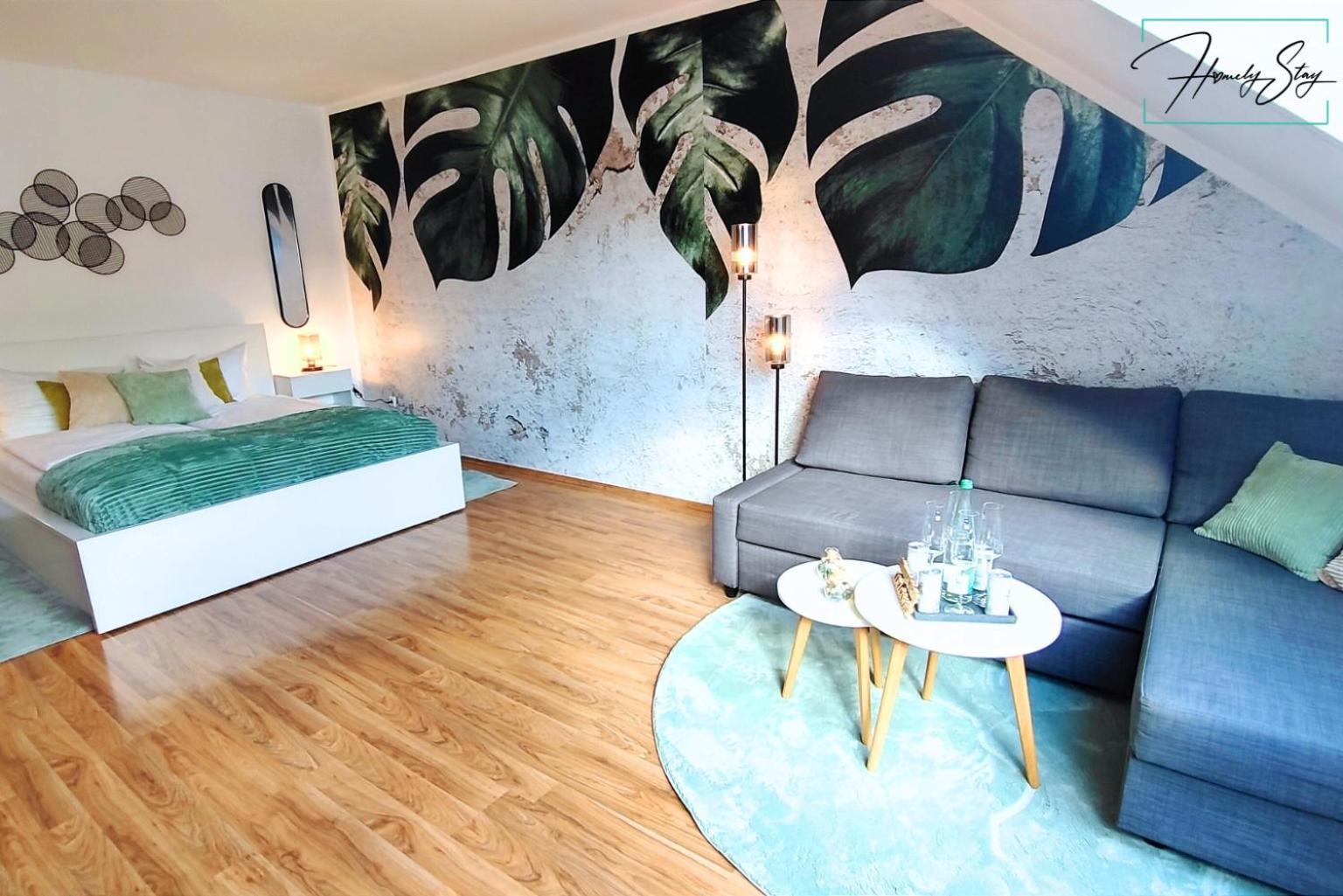 Appartamento Homely Serenity Greens - Stylisch Studio-apartment With Kitchen - 10 Min To Station, Pet Friendly Monaco di Baviera